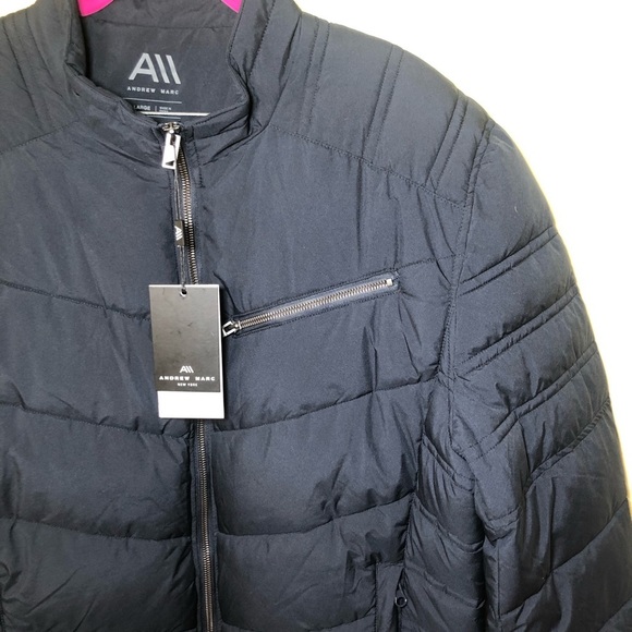 Andrew Marc Winslow Quilted Packable Moto Jacket size L - Picture 4 of 9